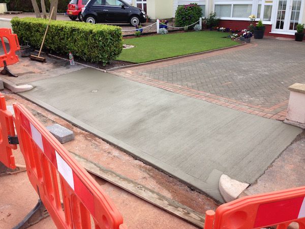 Torbay Drop Kerbd concrete dropped kerb crossover paignton