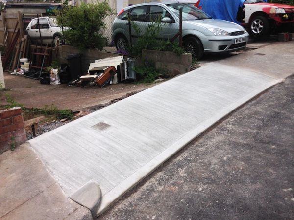 Torbay Drop Kerbs concrete dropped kerb crossover roselands paignton